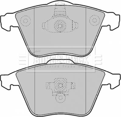 Borg & Beck BBP1903 - Гальмівні колодки, дискові гальма autozip.com.ua