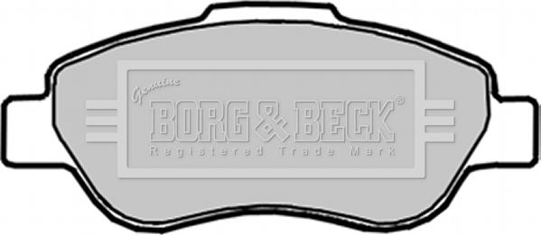 Borg & Beck BBP1914 - Гальмівні колодки, дискові гальма autozip.com.ua