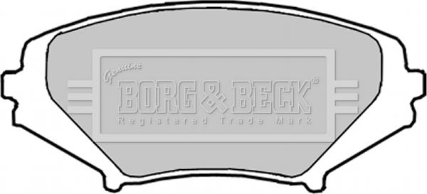 Borg & Beck BBP1915 - Гальмівні колодки, дискові гальма autozip.com.ua