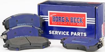 Borg & Beck BBP1913 - Гальмівні колодки, дискові гальма autozip.com.ua