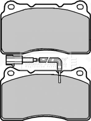 Dynamatrix DBP1663 - Гальмівні колодки, дискові гальма autozip.com.ua