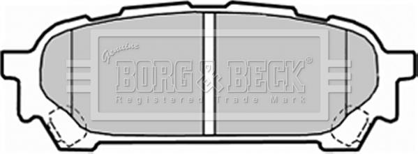 Borg & Beck BBP1935 - Гальмівні колодки, дискові гальма autozip.com.ua