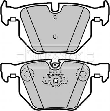 Borg & Beck BBP1937 - Гальмівні колодки, дискові гальма autozip.com.ua