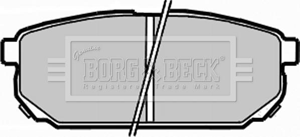 Borg & Beck BBP1925 - Гальмівні колодки, дискові гальма autozip.com.ua