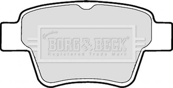 Borg & Beck BBP1920 - Гальмівні колодки, дискові гальма autozip.com.ua