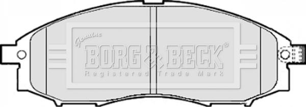Borg & Beck BBP1922 - Гальмівні колодки, дискові гальма autozip.com.ua