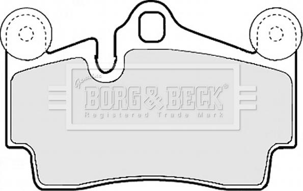 Borg & Beck BBP1972 - Гальмівні колодки, дискові гальма autozip.com.ua