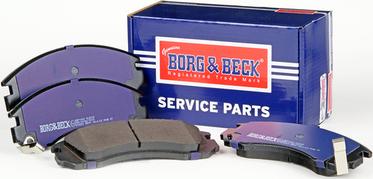 Borg & Beck BBP1449 - Гальмівні колодки, дискові гальма autozip.com.ua