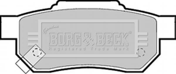 Borg & Beck BBP1453 - Гальмівні колодки, дискові гальма autozip.com.ua