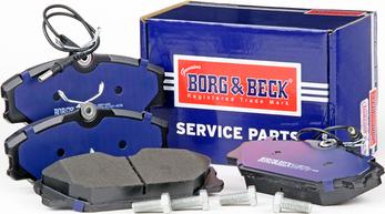 Borg & Beck BBP1466 - Гальмівні колодки, дискові гальма autozip.com.ua