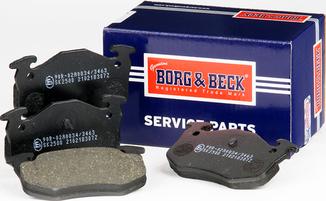 Borg & Beck BBP1401 - Гальмівні колодки, дискові гальма autozip.com.ua