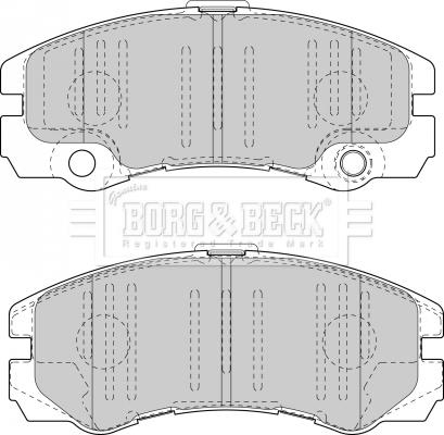 Borg & Beck BBP1419 - Гальмівні колодки, дискові гальма autozip.com.ua