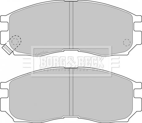Borg & Beck BBP1484 - Гальмівні колодки, дискові гальма autozip.com.ua
