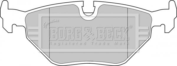 Borg & Beck BBP1483 - Гальмівні колодки, дискові гальма autozip.com.ua