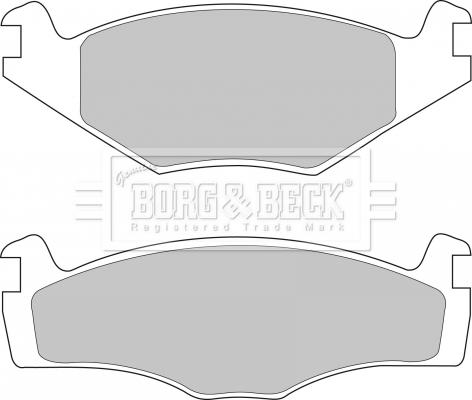 Borg & Beck BBP1420 - Гальмівні колодки, дискові гальма autozip.com.ua