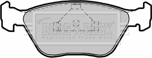 Borg & Beck BBP1475 - Гальмівні колодки, дискові гальма autozip.com.ua