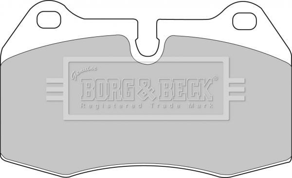 Borg & Beck BBP1596 - Гальмівні колодки, дискові гальма autozip.com.ua