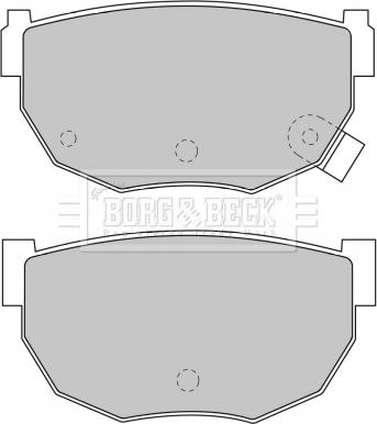 Borg & Beck BBP1549 - Гальмівні колодки, дискові гальма autozip.com.ua