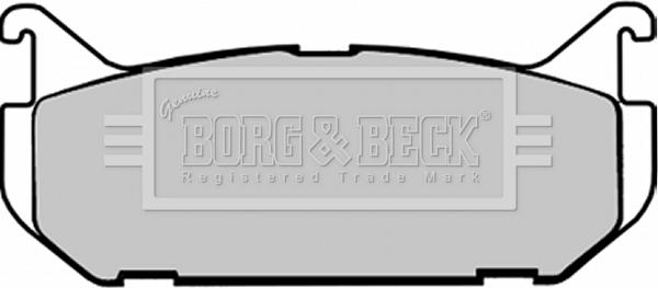 Borg & Beck BBP1546 - Гальмівні колодки, дискові гальма autozip.com.ua