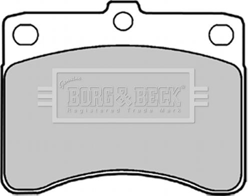 Borg & Beck BBP1547 - Гальмівні колодки, дискові гальма autozip.com.ua