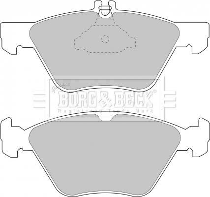 Borg & Beck BBP1564 - Гальмівні колодки, дискові гальма autozip.com.ua