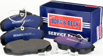 Borg & Beck BBP1561 - Гальмівні колодки, дискові гальма autozip.com.ua
