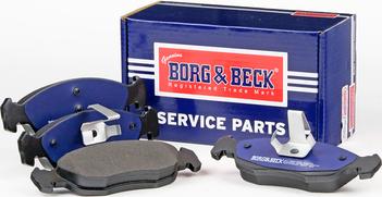 Borg & Beck BBP1505 - Гальмівні колодки, дискові гальма autozip.com.ua