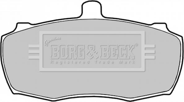 Borg & Beck BBP1519 - Гальмівні колодки, дискові гальма autozip.com.ua