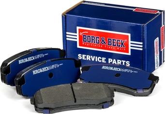 Borg & Beck BBP1514 - Гальмівні колодки, дискові гальма autozip.com.ua