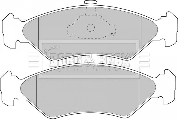 Van Wezel 1042687 - Гальмівні колодки, дискові гальма autozip.com.ua