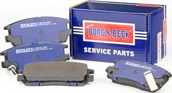 Borg & Beck BBP1582 - Гальмівні колодки, дискові гальма autozip.com.ua