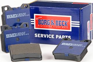 Borg & Beck BBP1537 - Гальмівні колодки, дискові гальма autozip.com.ua