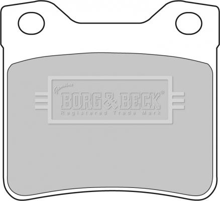 Borg & Beck BBP1537 - Гальмівні колодки, дискові гальма autozip.com.ua