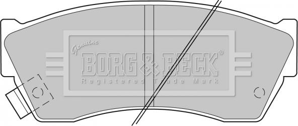 Borg & Beck BBP1529 - Гальмівні колодки, дискові гальма autozip.com.ua