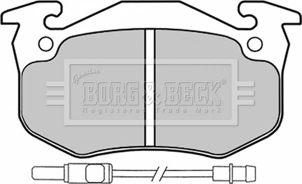 Borg & Beck BBP1525 - Гальмівні колодки, дискові гальма autozip.com.ua