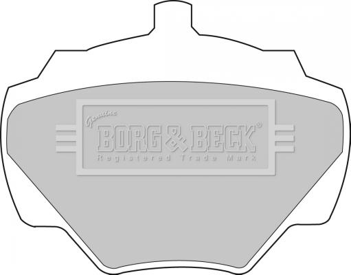 Borg & Beck BBP1528 - Гальмівні колодки, дискові гальма autozip.com.ua