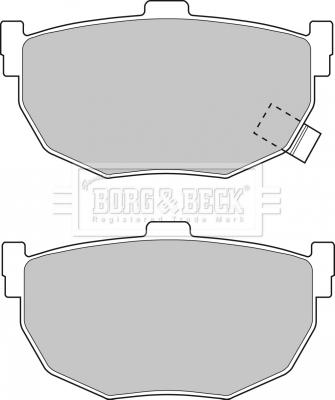 Borg & Beck BBP1527 - Гальмівні колодки, дискові гальма autozip.com.ua