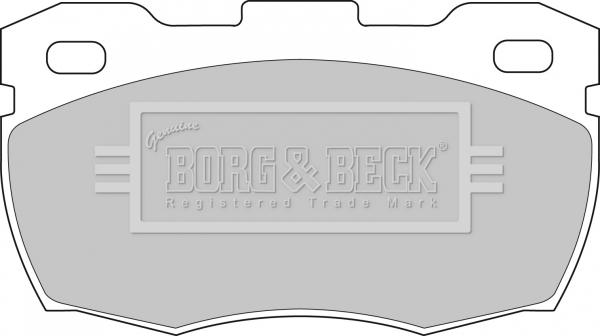 Borg & Beck BBP1571 - Гальмівні колодки, дискові гальма autozip.com.ua
