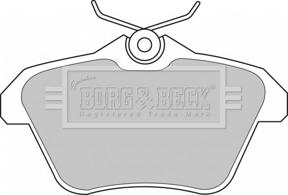 Borg & Beck BBP1699 - Гальмівні колодки, дискові гальма autozip.com.ua