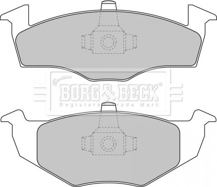 Borg & Beck BBP1691 - Гальмівні колодки, дискові гальма autozip.com.ua