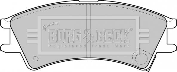 Borg & Beck BBP1659 - Гальмівні колодки, дискові гальма autozip.com.ua