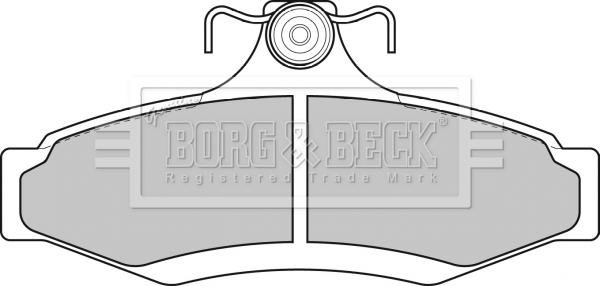 Borg & Beck BBP1651 - Гальмівні колодки, дискові гальма autozip.com.ua