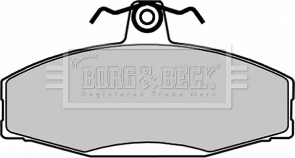 Borg & Beck BBP1604 - Гальмівні колодки, дискові гальма autozip.com.ua