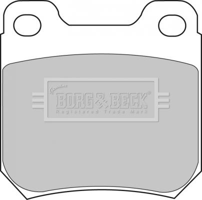 Borg & Beck BBP1605 - Гальмівні колодки, дискові гальма autozip.com.ua