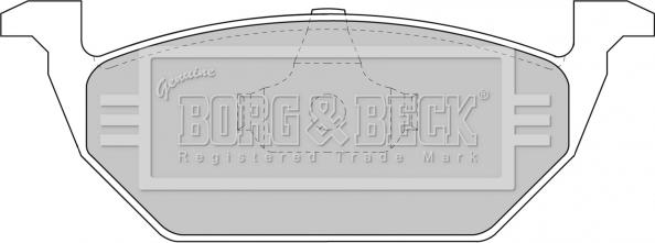 Borg & Beck BBP1618 - Гальмівні колодки, дискові гальма autozip.com.ua