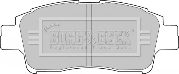 Borg & Beck BBP1681 - Гальмівні колодки, дискові гальма autozip.com.ua