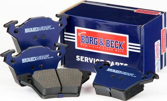 Borg & Beck BBP1670 - Гальмівні колодки, дискові гальма autozip.com.ua