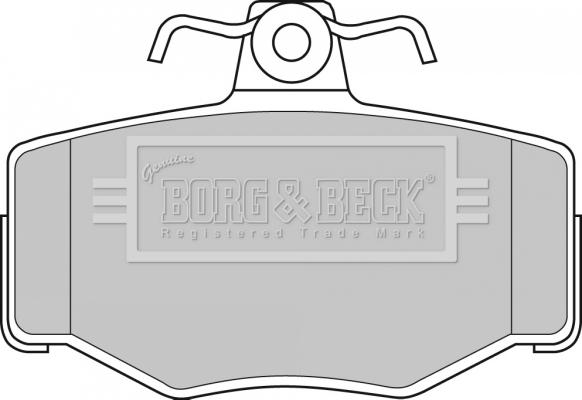 Borg & Beck BBP1673 - Гальмівні колодки, дискові гальма autozip.com.ua