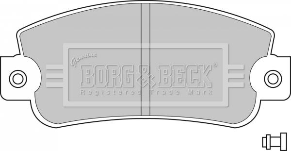 Borg & Beck BBP1094 - Гальмівні колодки, дискові гальма autozip.com.ua