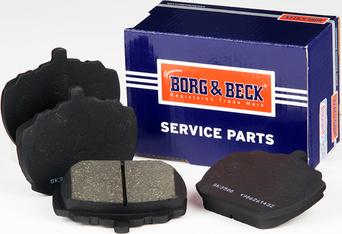 Borg & Beck BBP1098 - Гальмівні колодки, дискові гальма autozip.com.ua